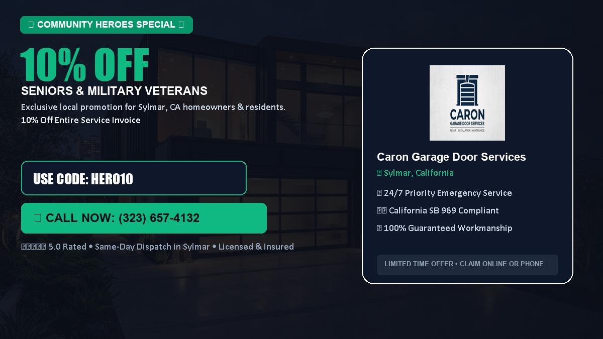10% OFF Senior Citizens (65+) & Military / Veteran Community Discount in Sylmar, CA