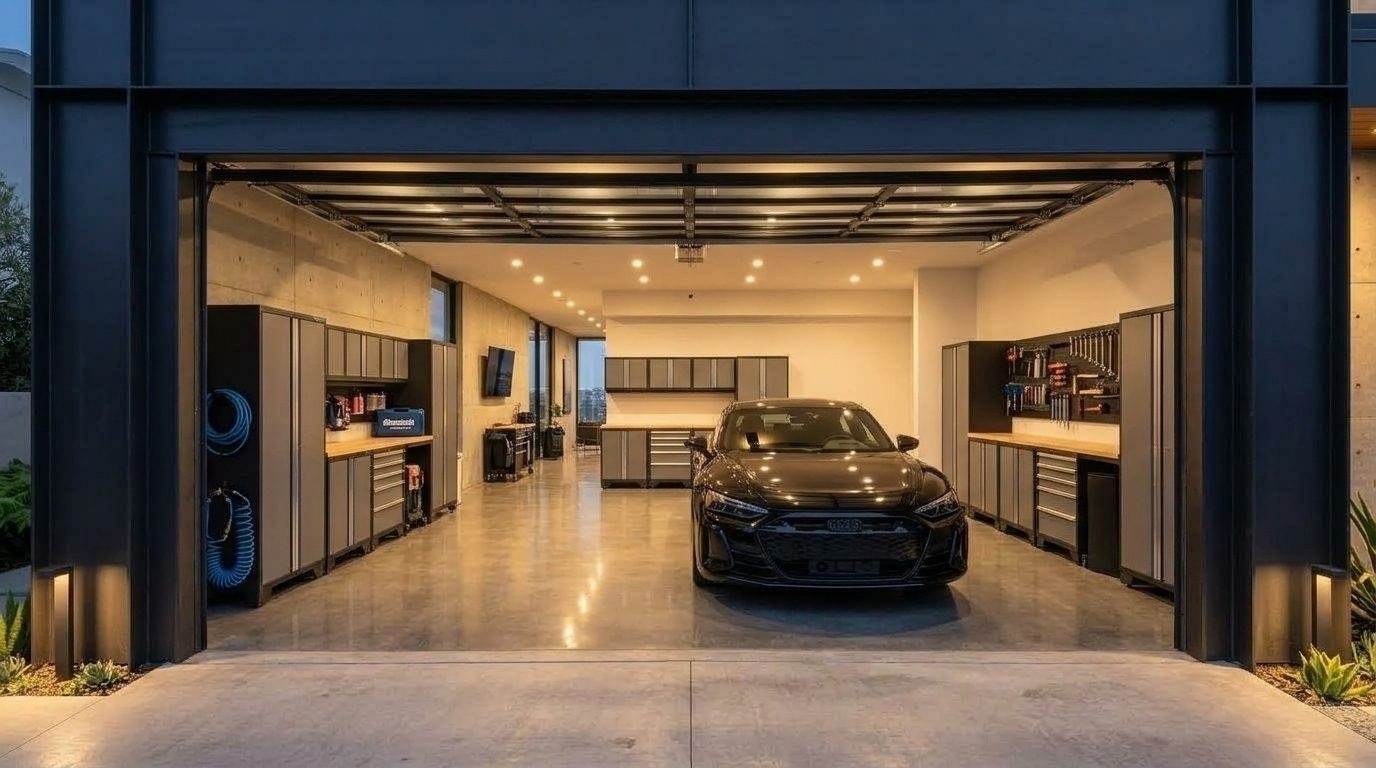 Caron Garage Door Services Precision Mechanical Workshop in Sylmar, CA
